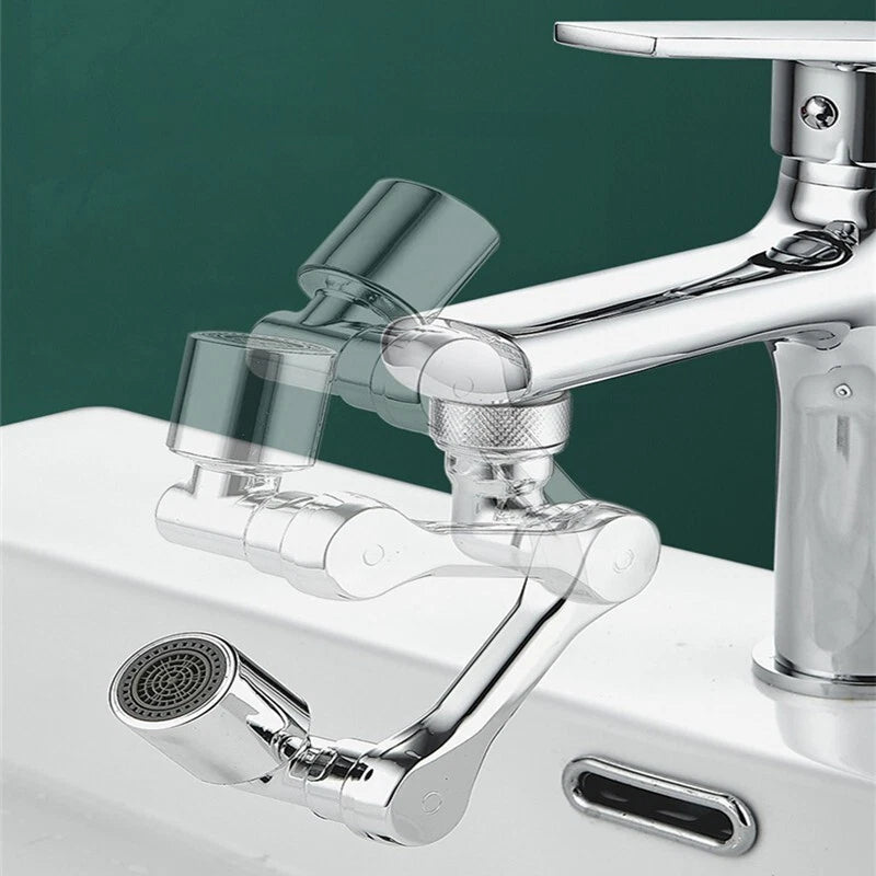 2 Pack Universal 1080° Swivel Robotic Arm Swivel Extension Abs Faucet Aerator