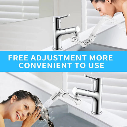2 Pack Universal 1080° Swivel Robotic Arm Swivel Extension Abs Faucet Aerator
